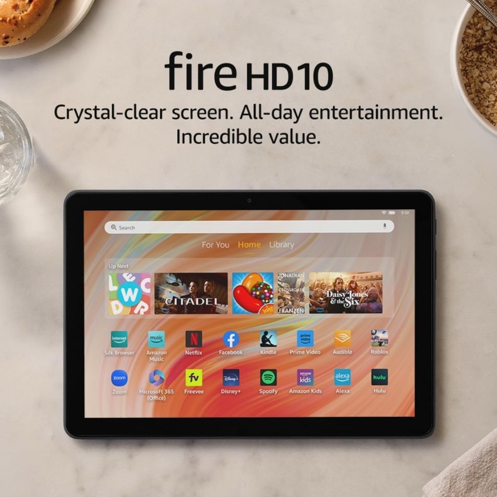 Amazon Fire HD 10 tablet (newest model) With Lock Screen Ads